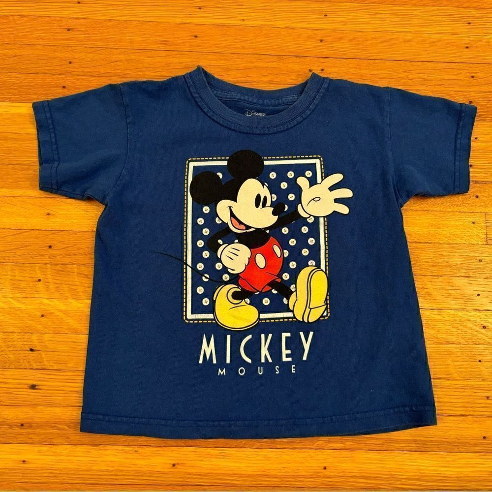 Disney Mickey Mouse blue short sleeve tee shirt